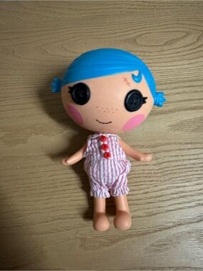 Lalaloopsy Littles Stumbles Bumps 'N' Bruises Doll 7" - Pink Striped Romper